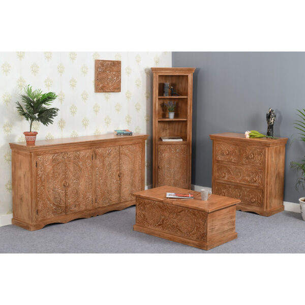 Russell Mango Wood Large Bookcase |
