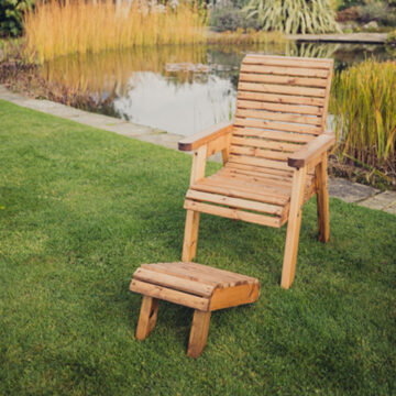 Timber Valley Footstool | Assembled
