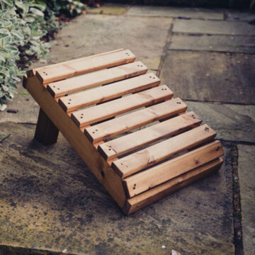 Timber Valley Footstool | Assembled