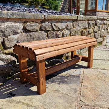 Timber Valley Backless Bench | Assembled