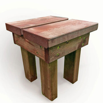 Timber Valley Classic Footstool | Assembled