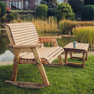 Timber Valley Rocking Bench | Assembled
