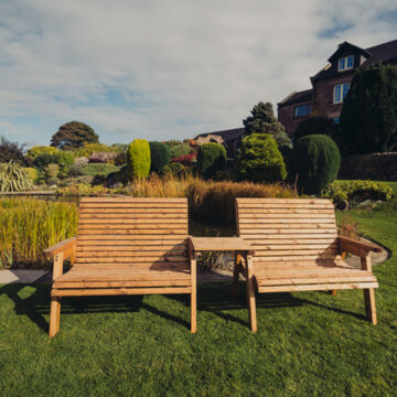 Timber Valley 4 Seat Set 2X2B Straight Tray | Assembled