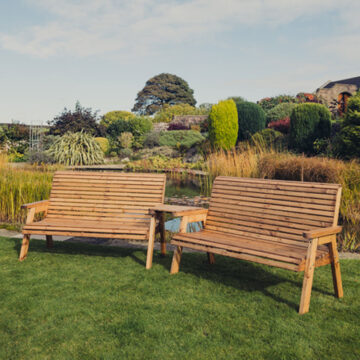 Timber Valley 6 Seat Set 2X3B Angled Tray | Assembled