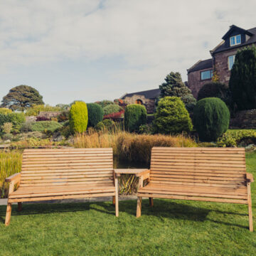 Timber Valley 6 Seat Set 2X3B Angled Tray | Assembled
