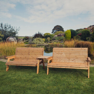 Timber Valley 6 Seat Set 2X3B Straight Tray | Assembled