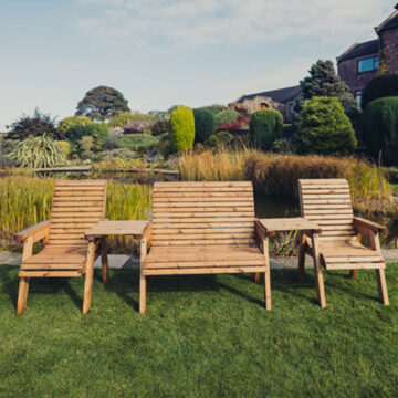 Timber Valley 4 Seat Set 1X2B 2XC Straight Tray | Assembled