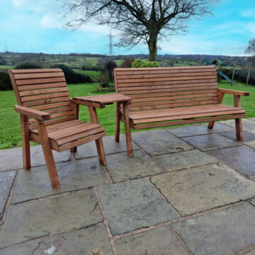 Timber Valley 4 Seat Set 1XC 1X3B Angled Tray | Assembled