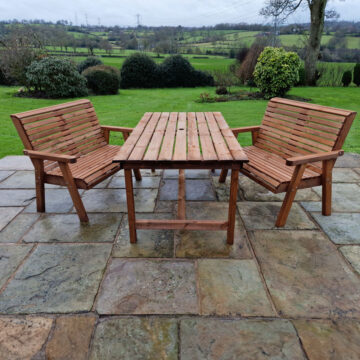 Timber Valley 4 Seat Set 2X2B 1795 Table