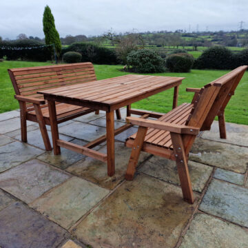 Timber Valley 6 Seat Set 2X3B 1795 Table