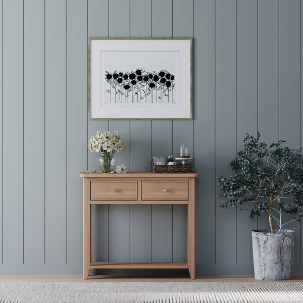 Arland Natural Oak Console Table | Fully Assembled