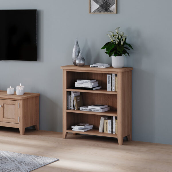 Arland Natural Oak Bookcase | Fully Assembled