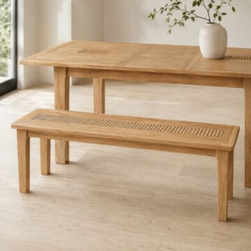 Harveston Natural Oak Dining Bench