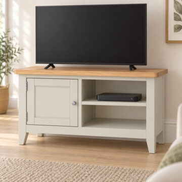 Arland Grey TV Cabinet 90cm | Assembled