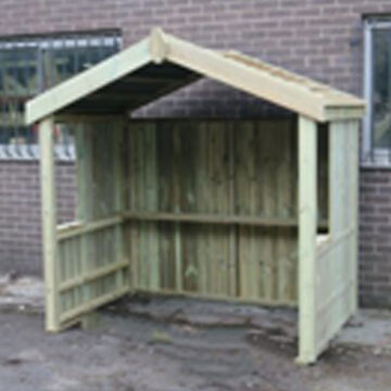 Timber XL Smoking Shelter (Apex Roof)