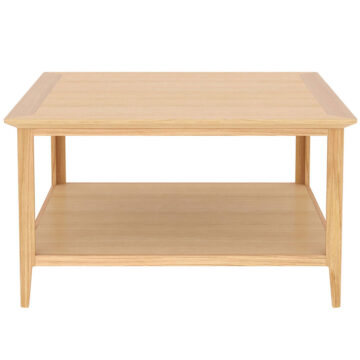 Upney Square Coffee Table With Shelve