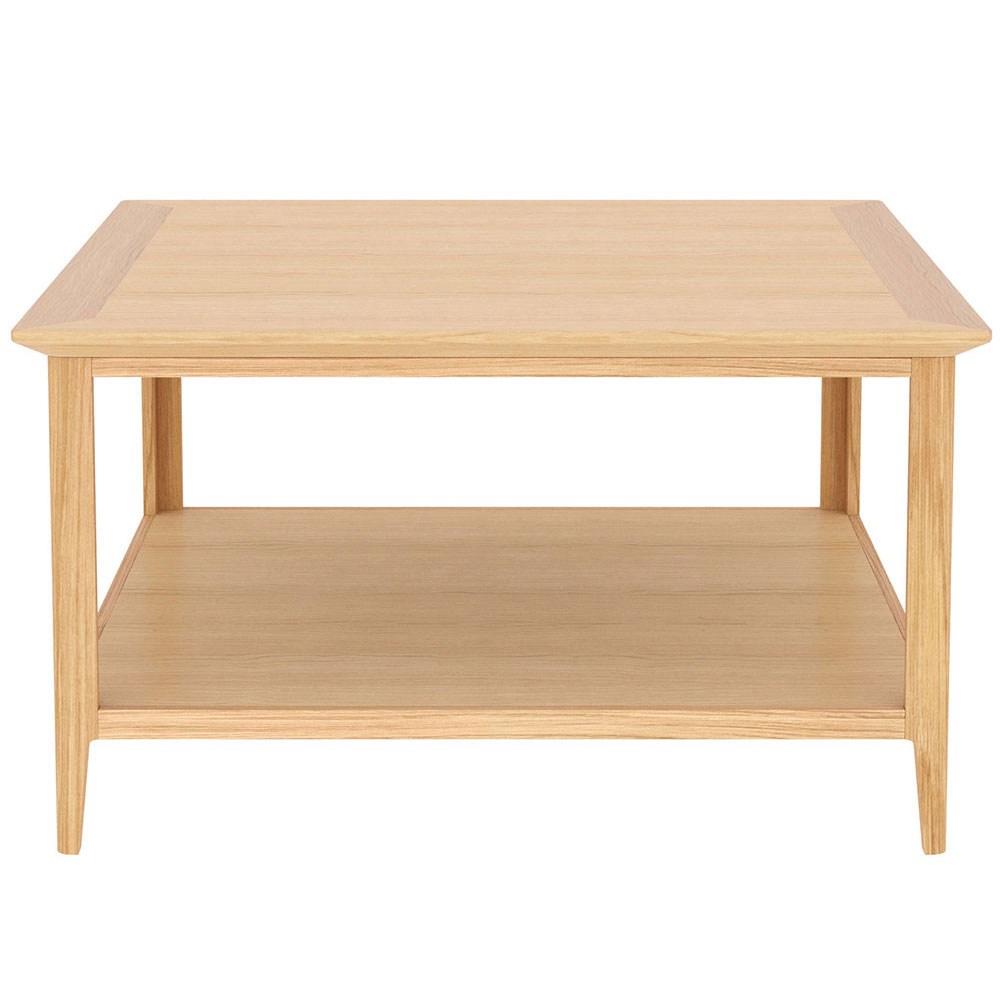Upney Square Coffee Table With Shelve