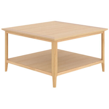 Upney Square Coffee Table With Shelve
