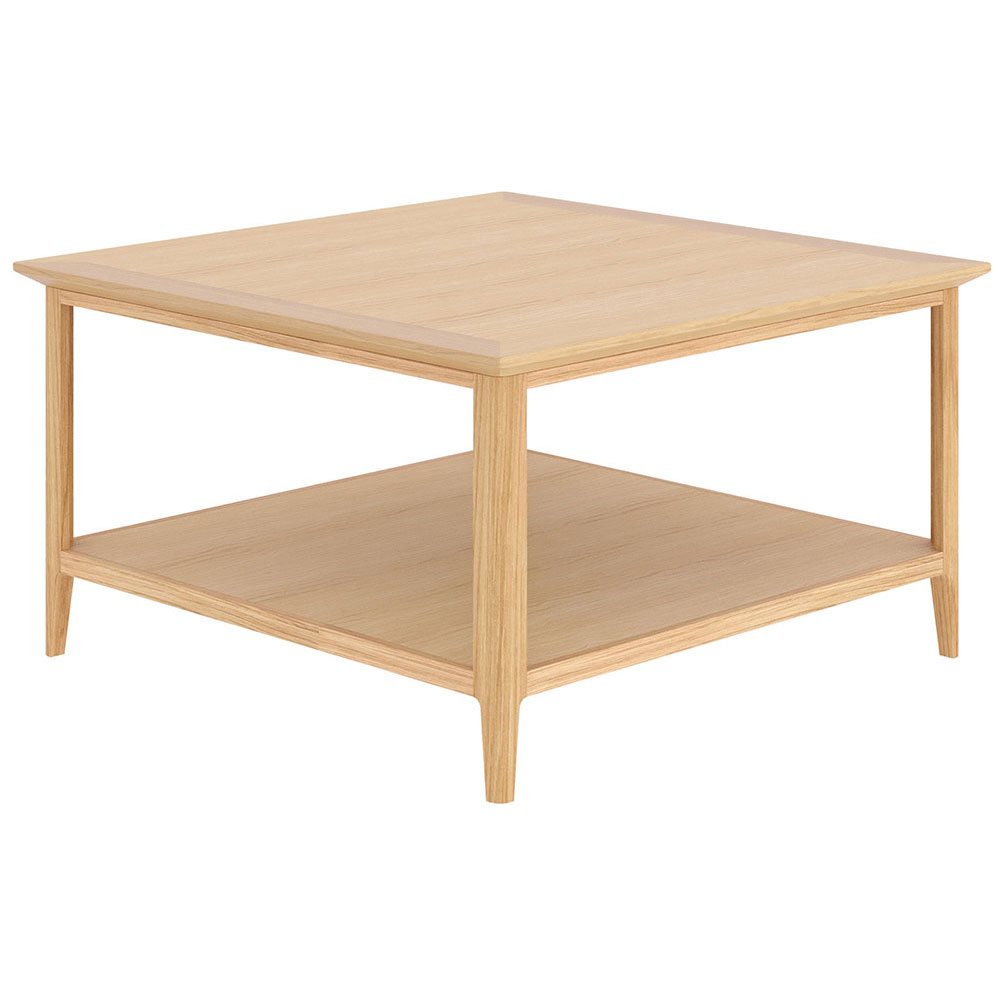Upney Square Coffee Table With Shelve