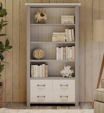 Aldgate Large Open Bookcase with Drawers