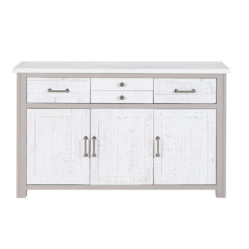 Aldgate Grey 3 Door 4 Drawer Sideboard | Assembled