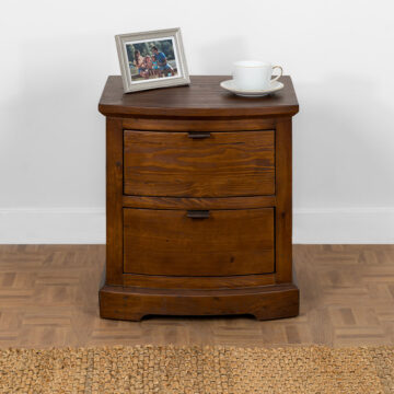 Hillingdon 2 Drawer Bedside | Assembled