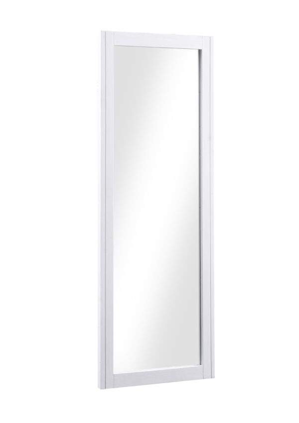 White Barkingside Extra Long Wall Mirror (Hangs Landscape & Portrait) | Fully Assembled