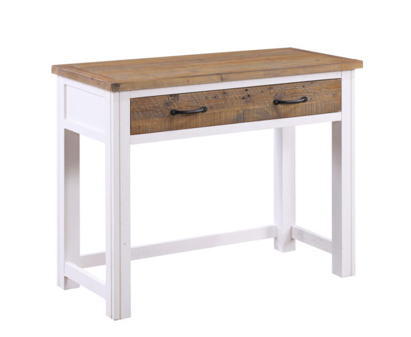White Barkingside Hidden Spacesaver Desk | Fully Assembled