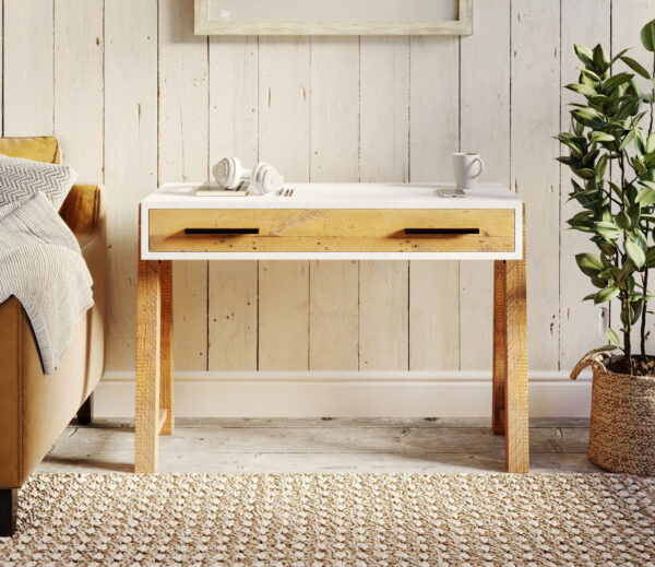 Croydon Reclaimed Home Office Desk / Dressing Table
