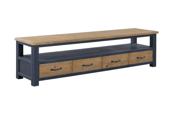 Blue Debden Super Sized Widescreen Television cabinet | Fully Assembled