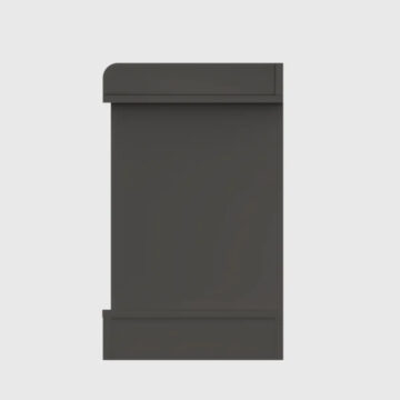 Grey Shoe Bench + Wall Rack