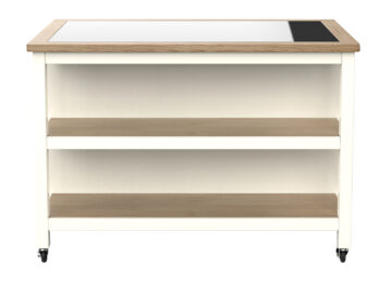 Kennington Cream Kitchen Island | Breakfast Bar | Assembled