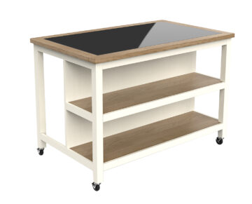 Kennington Cream Kitchen Island | Breakfast Bar | Assembled