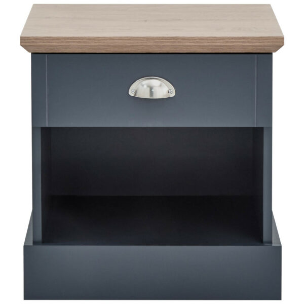 Oban Slate Blue & Grey 4 Piece Bedroom Set | Assembly Required