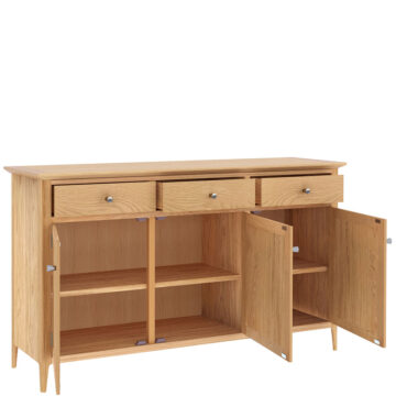 Upney Large 3 Drawer 3 Door Sideboard | Assembled | Clearance