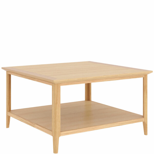 Upney Square Coffee Table With Shelve | Assembly Required