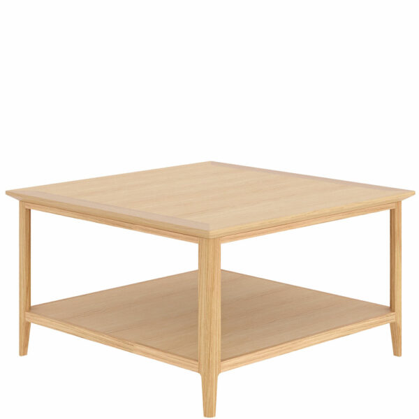 Upney Square Coffee Table With Shelve | Assembly Required