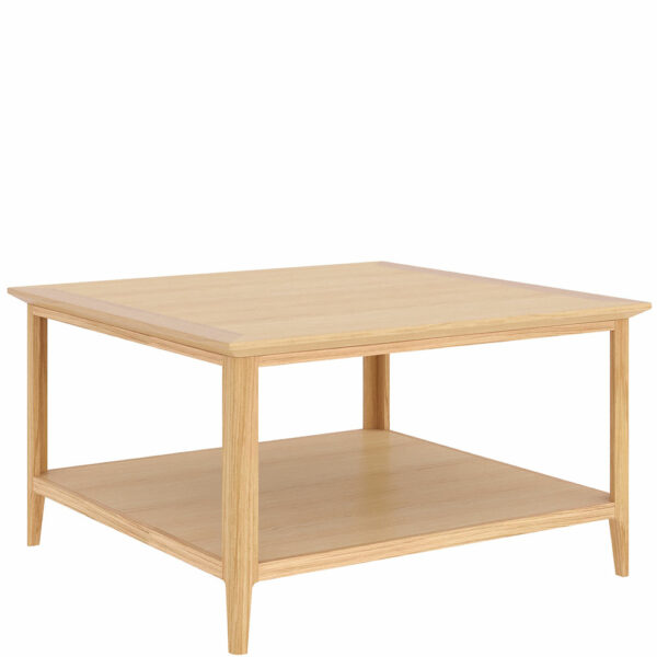 Upney Square Coffee Table With Shelve | Assembly Required