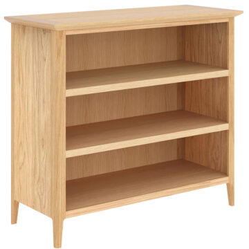 Upney Oak Small Bookcase | Assembled