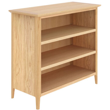 Upney Oak Small Bookcase | Assembled
