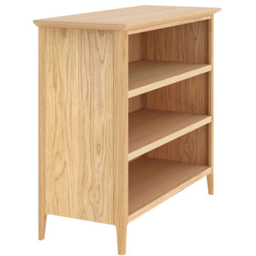 Upney Oak Small Bookcase | Assembled