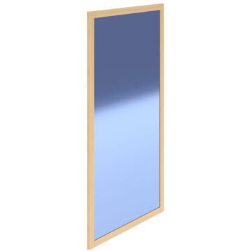 Upney Oak Mirror | Assembled