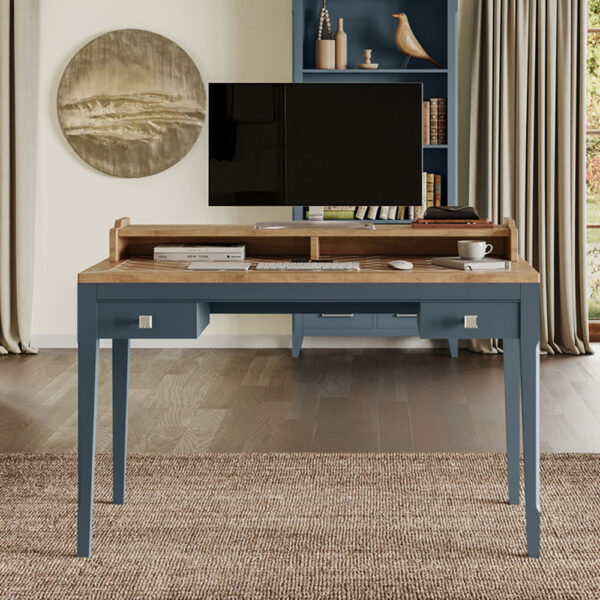 Blue Stockwell Desk / Dressing Table | Fully Assembled