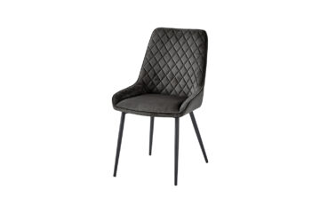 Stockwell Dining Chair - GUN METAL GREY (Pack of Two)