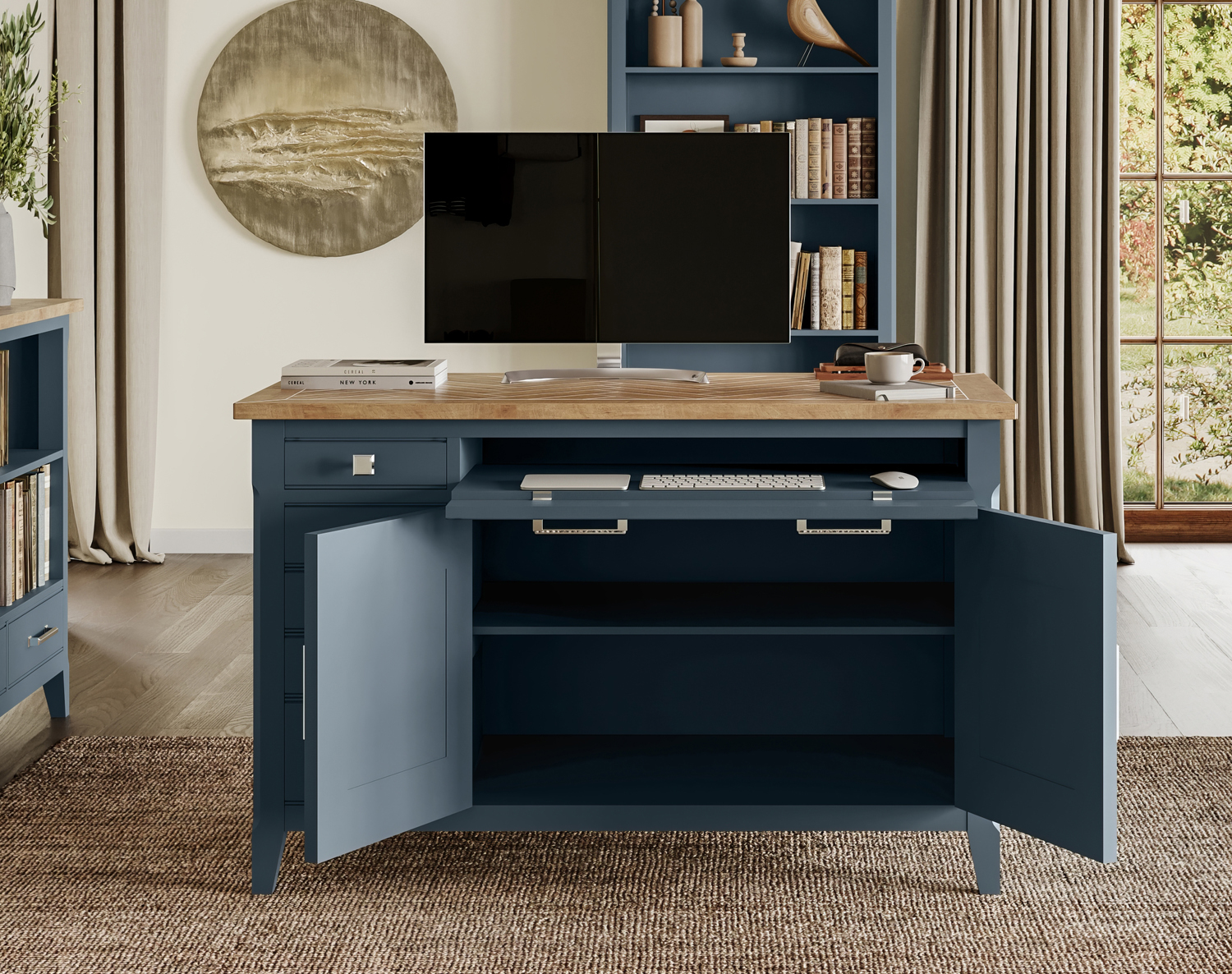 Stockwell Hidden Home Office Desk