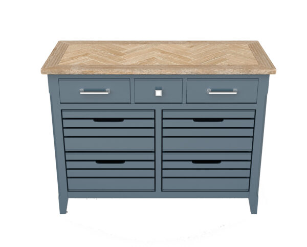 Blue Stockwell Sideboard / Servery | Fully Assembled