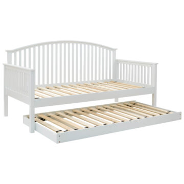 Reus White Day Bed & Trundle Set