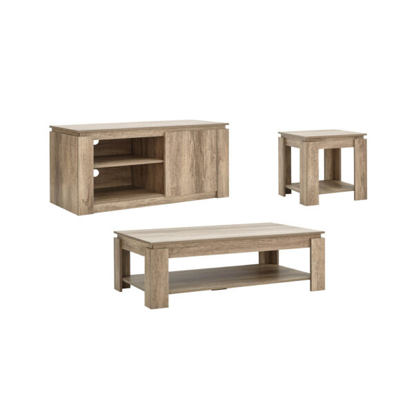 Valley Oak 3 Piece Living Room Set