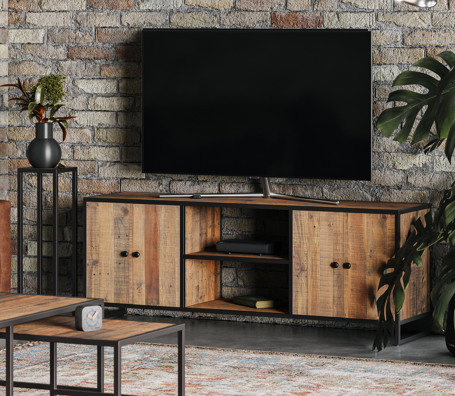 Victoria Rustic Extra Large Widescreen Television Fully