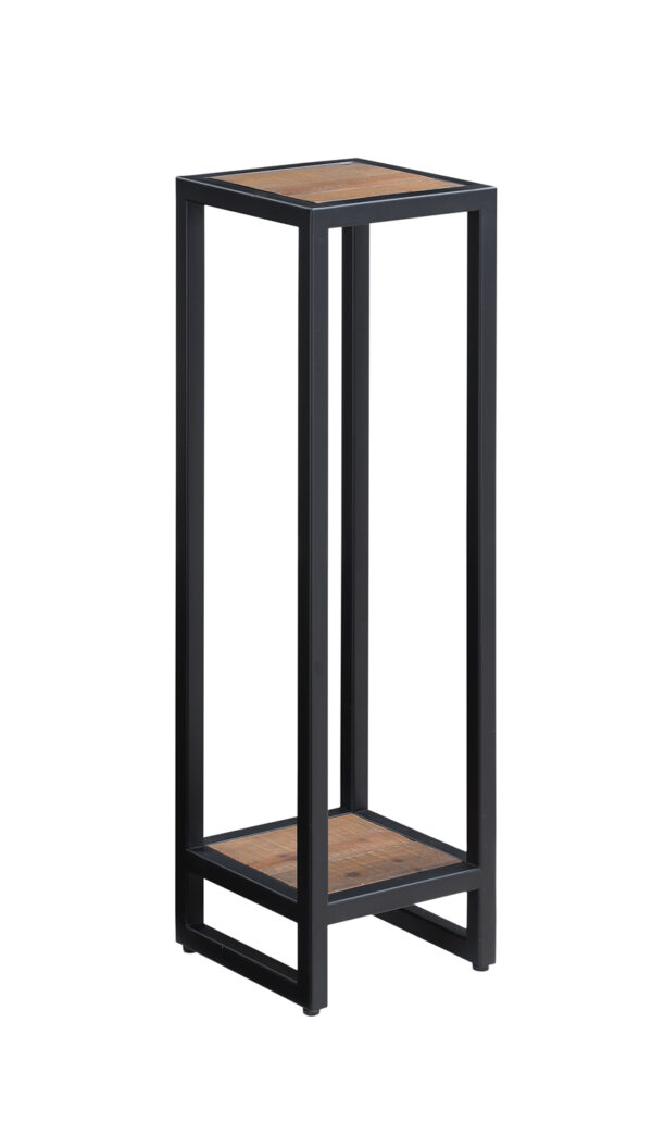 Black Victoria Rustic Lamp / Plant Stand | Fully Assembled